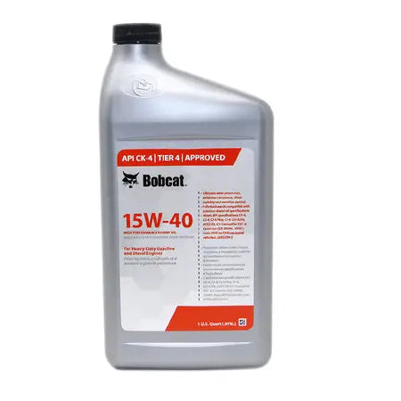 bobcat engine oil 15w40 1 quart 7354881