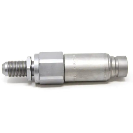 Bobcat Male Flat Face Coupler, 1/2" body, 3/4" UNF thread, 7246778