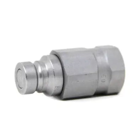 Bobcat Flat Faced Male Coupler, 1/4" body, 9/16" UNF/ORB thread, 7246787