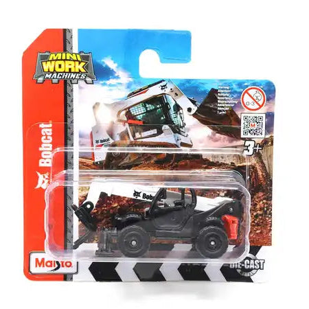 Bobcat Telehandler with Pallet Fork Mini Work Machine Toy