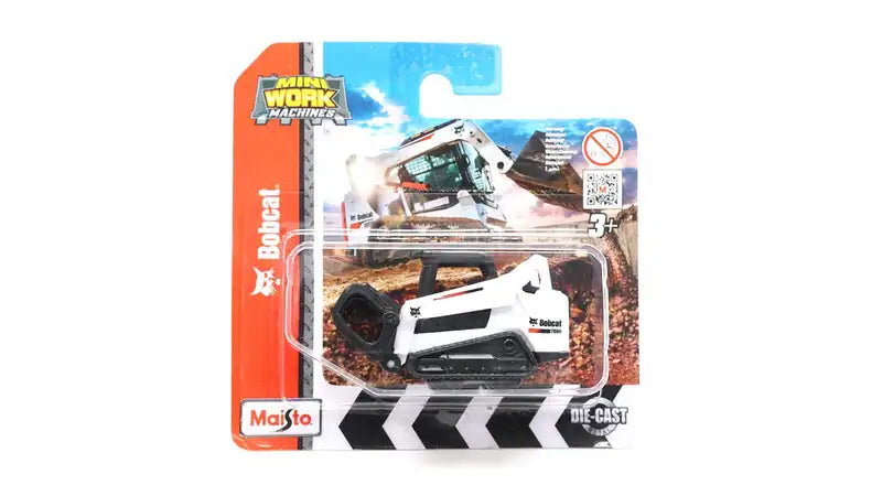 Bobcat T590 Track Loader with Grapple, Mini Work Machine Toy