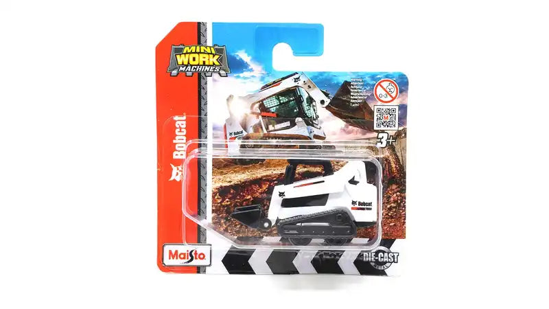 Bobcat T590 Track Loader with Bucket, Mini Work Machine Toy
