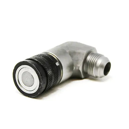Bobcat 90 Degree Flat Faced Female Coupler, 1/2" body, 1-1/16" JIC Thread 7246781