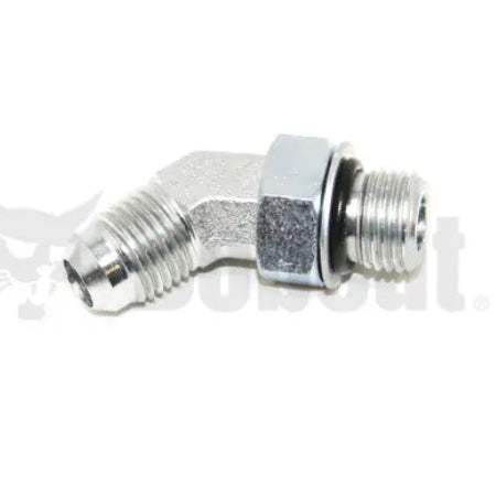 Bobcat 45 Degree Hydraulic Elbow Fitting for Loaders and Excavators, 18KB0606