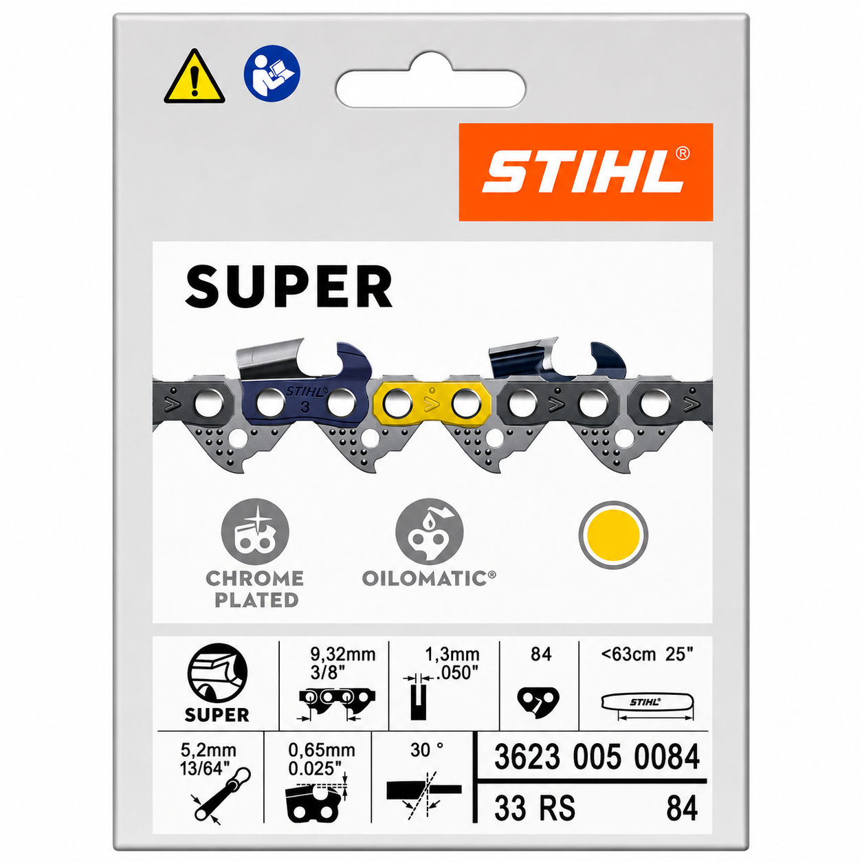 stihl 33rs 84 rapid super saw chain loop 3623 005 0084