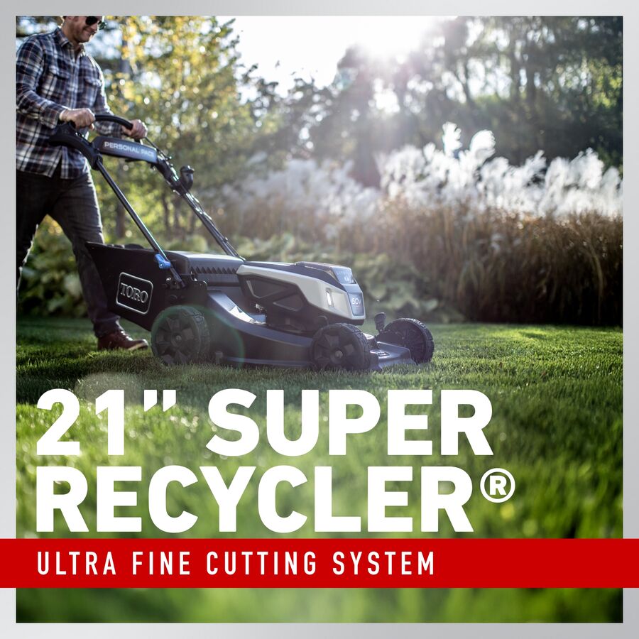 toro 21 inch 60v max super recycler mower 21568