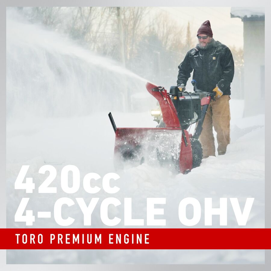 toro 28 inch power max hd 1428 ohxe snowblower 38843