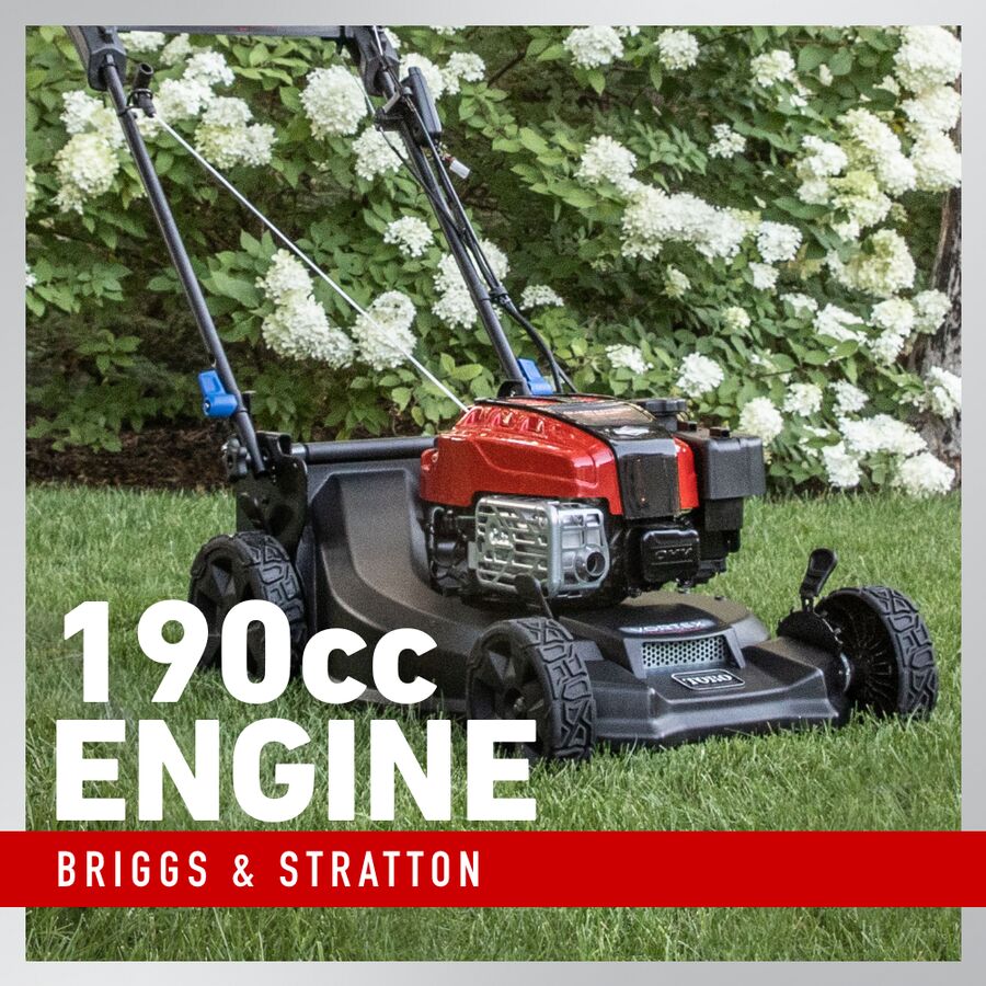 21 inch. Personal Pace Smartstow Super Recycler Electric Start Mower 21564