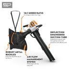 stihl sha 140 battery powered vacuum shredder sa07 011 7101 us
