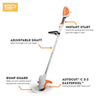 stihl fsa 57 battery powered grass trimmer 4522 011 5773 us
