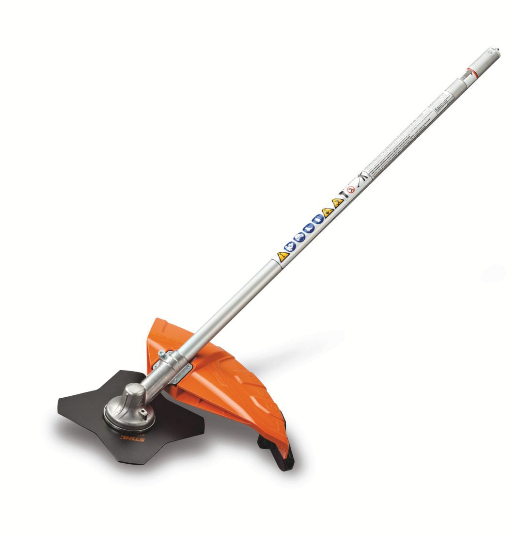 stihl fs km brushcutter with four tooth grass blade 4180 200 0472 us