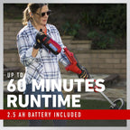 toro 60v max 16 inch brushless string trimmer 51830