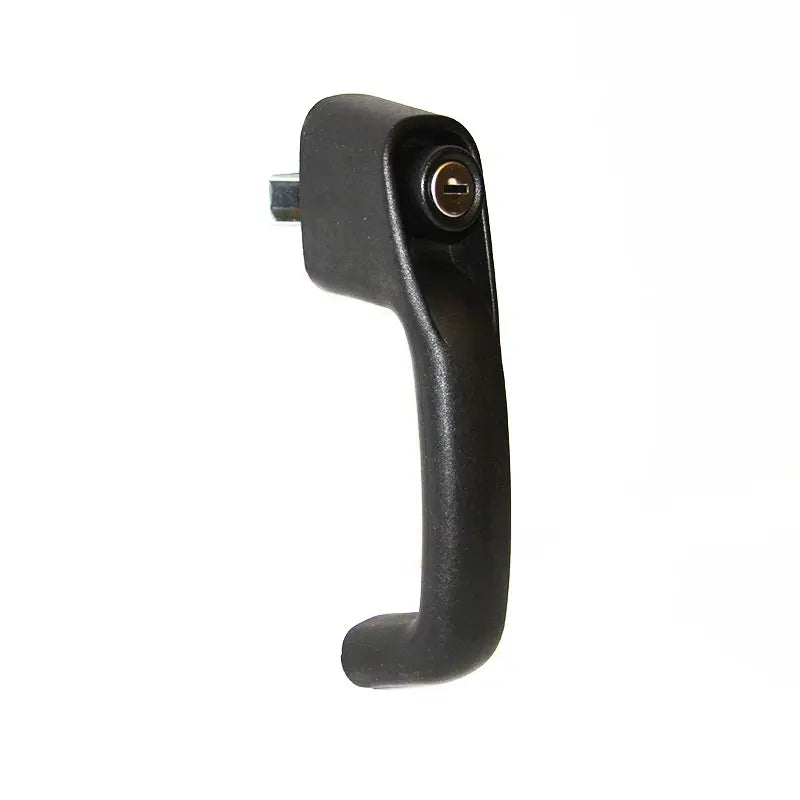 door latch handle for loaders