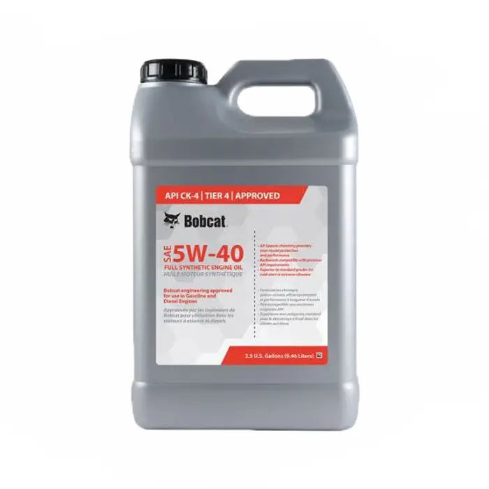 Engine Oil, SYNTHETIC 5W40, 2.5 Gallon