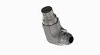 90 Degree Flat Faced Male Coupler, 1/2" body, 1-1/16" JIC thread