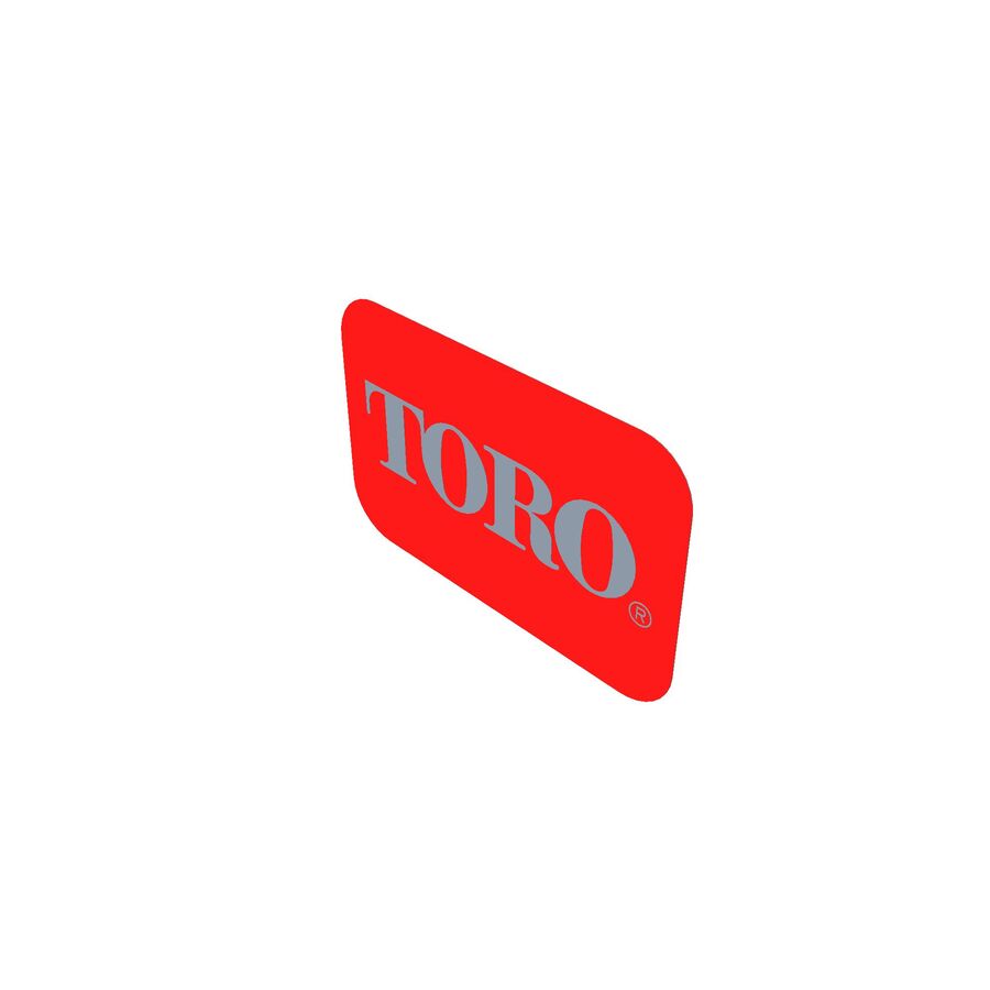 Toro Decal 4x6 Inch