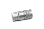 Female Flat Face Hydraulic Coupler, 1/2" BODY, 1/2" NPT THREAD