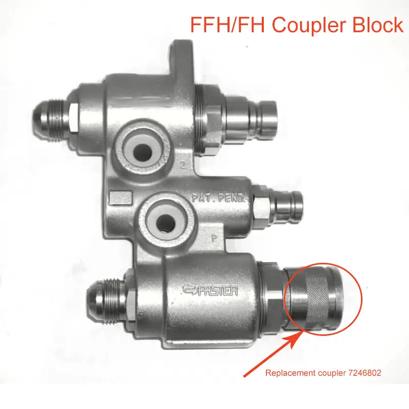 bobcat female flat face hydraulic coupler replacement cartridge 7246802