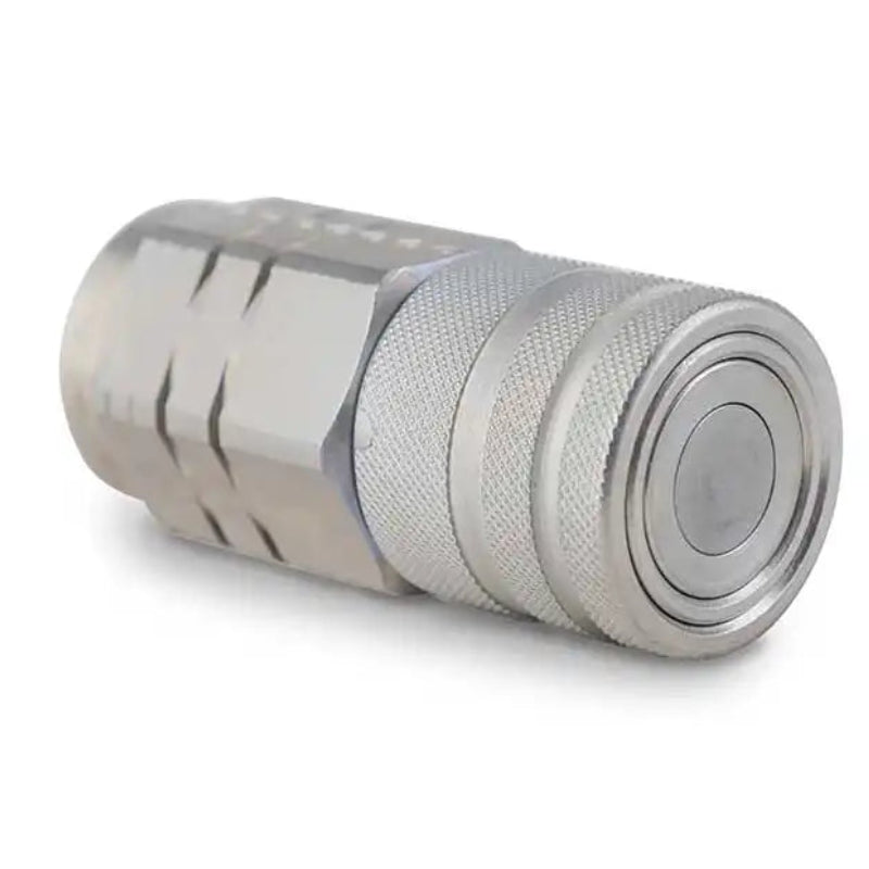 Thread 1829 Bobcat | Female Flat Face Hydraulic Coupler, 1/2
