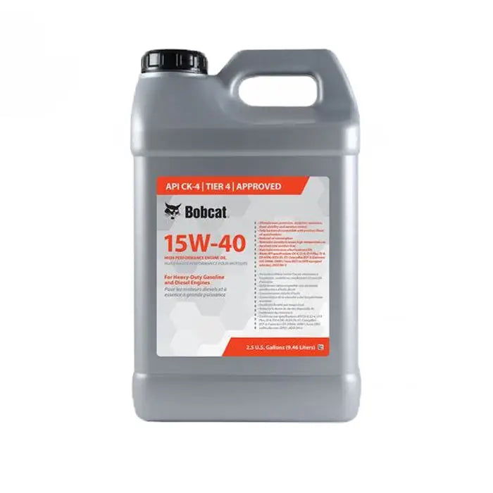 Engine Oil, 15W40, 2.5 Gallon