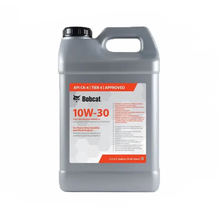 Engine Oil, 10W30, 2.5 Gallon