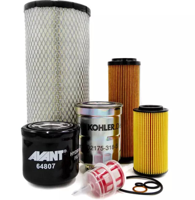 Avant Filter Kit for Avant 755i/ 760i/860i Loaders 200 Hour Interval Service A418900