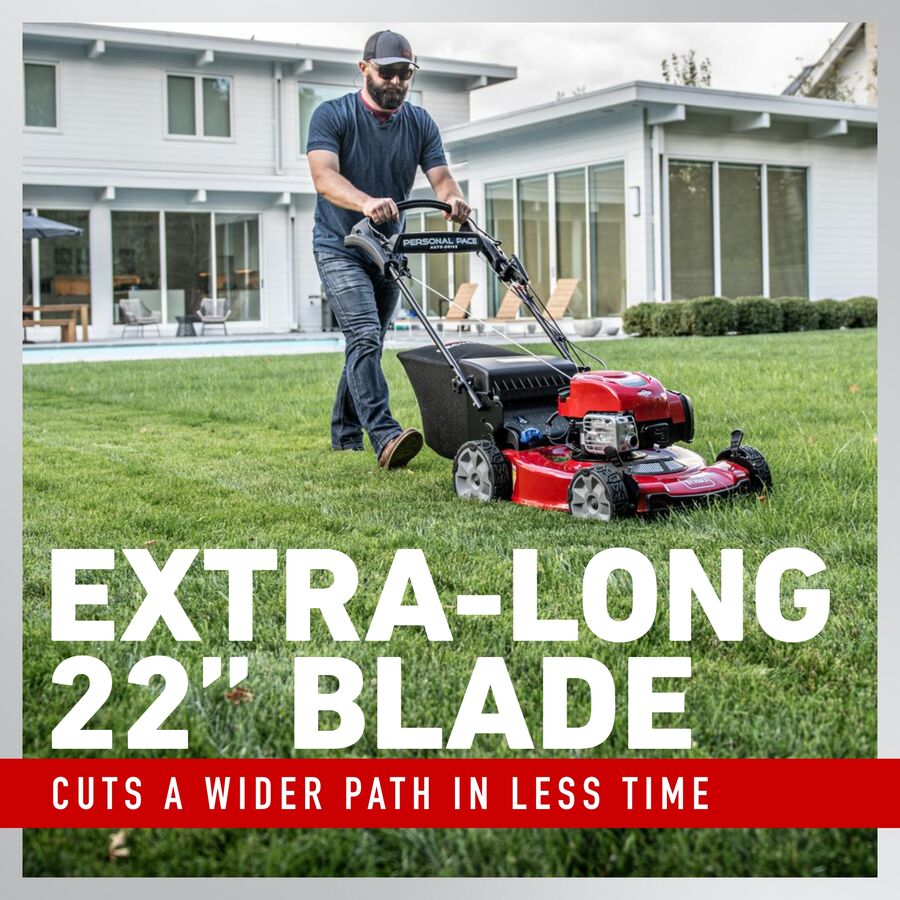 toro 22 inch smartstow personal pace mower 21465